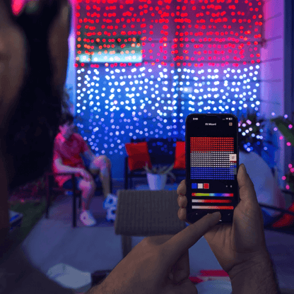 Svjetla za božićno drvce (Kontrolirajte svojim telefonom)